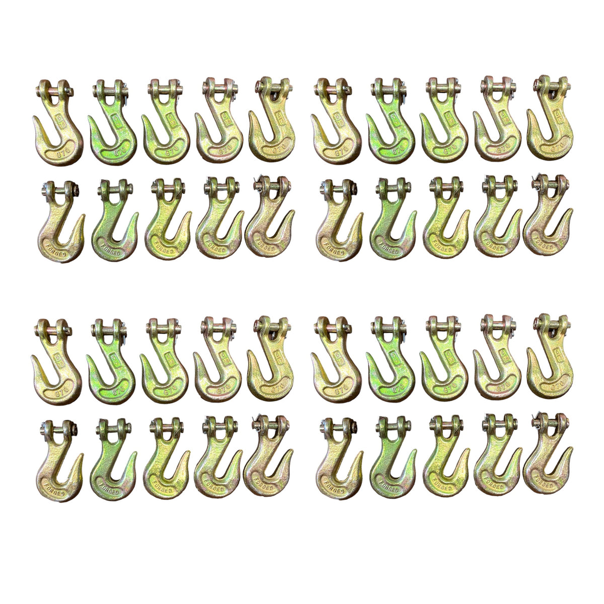 5/16" Clevis Grab Hook - Grade 70 (40-Pack) — hook assembly — GO-TOW.com