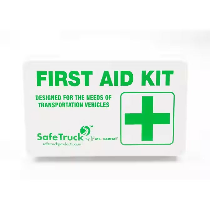 SafeTruck First Aid Kit w/ Nitrile Gloves