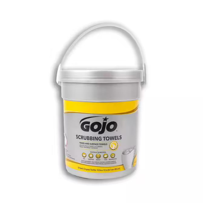 gojo 72 count scrubbing towels