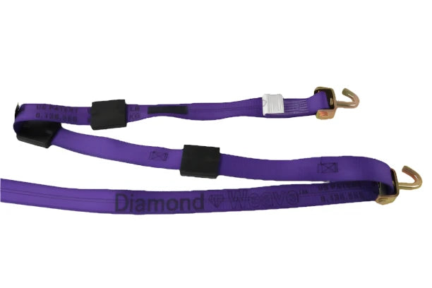 14 foot diamond weave strap with rubber cleats