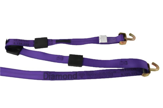 14 foot diamond weave strap with rubber cleats