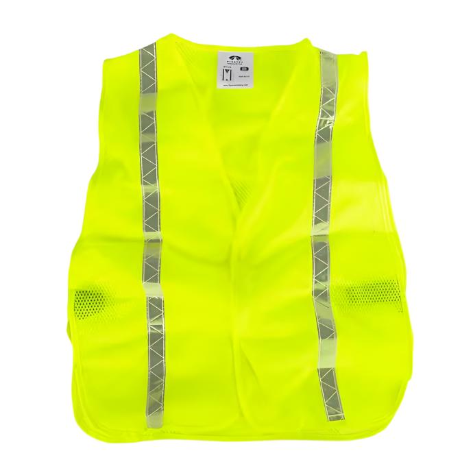 Lime Green Safety Vest with Reflective Seams | Safety Products | Go-tow.com