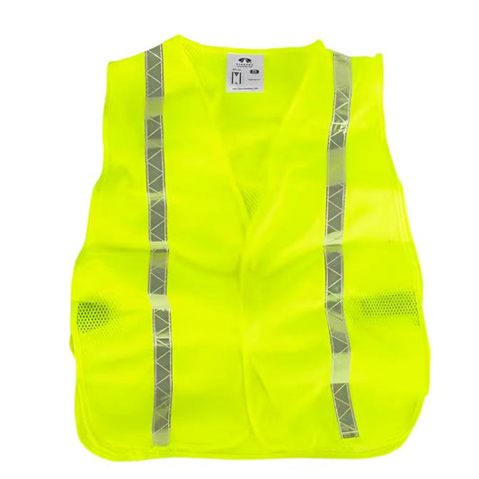 Lime Green Safety Vest with Reflective Seams | Safety Products | Go-tow.com
