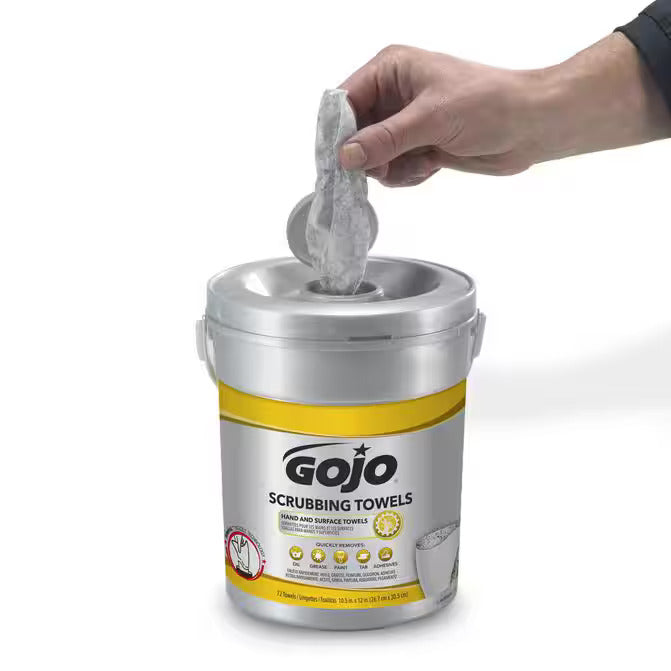 gojo 72 count scrubbing towels