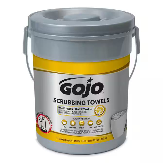gojo 72 count scrubbing towels