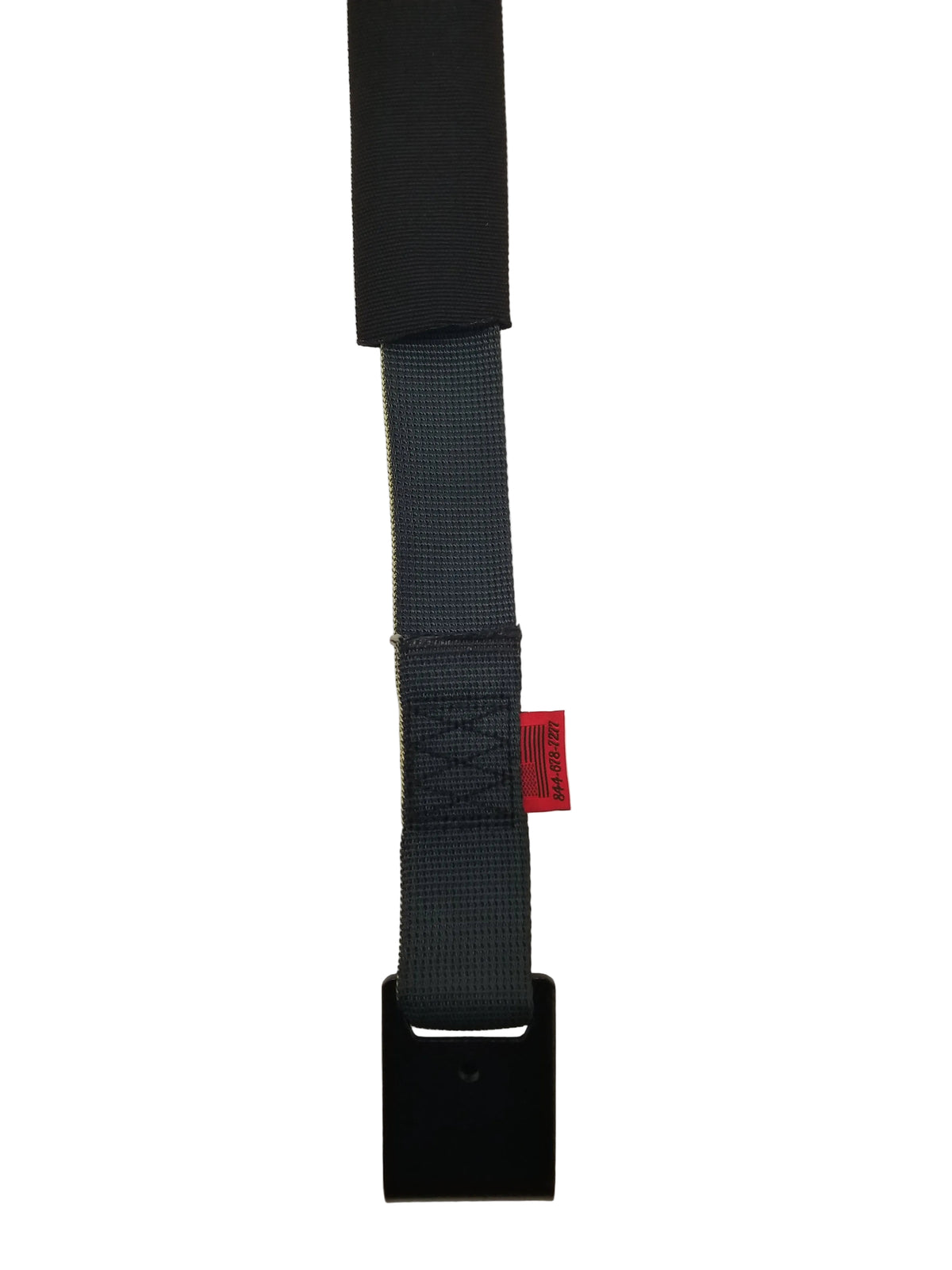 1" Black Aramid Fiber Webbing — webbing weave pattern — GO-TOW.com