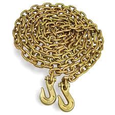 Grade 70 Transport Chain w/ Clevis Grab Hooks