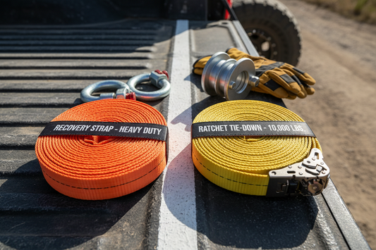 Recovery straps aren't the same as tie-down straps. Learn which off-road and roadside recovery gear auto haulers and tow operators should keep on the truck at all times.