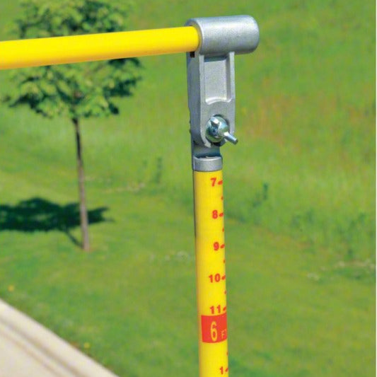 Load Measuring Stick Height Stick w/ 4 Ft Arm YELLOW | 15 FT — height gauge stick — GO-TOW.com