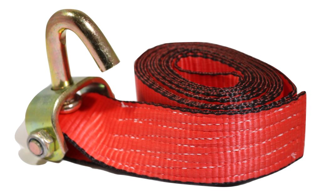 2 by 10 foot strap with swivel j hook