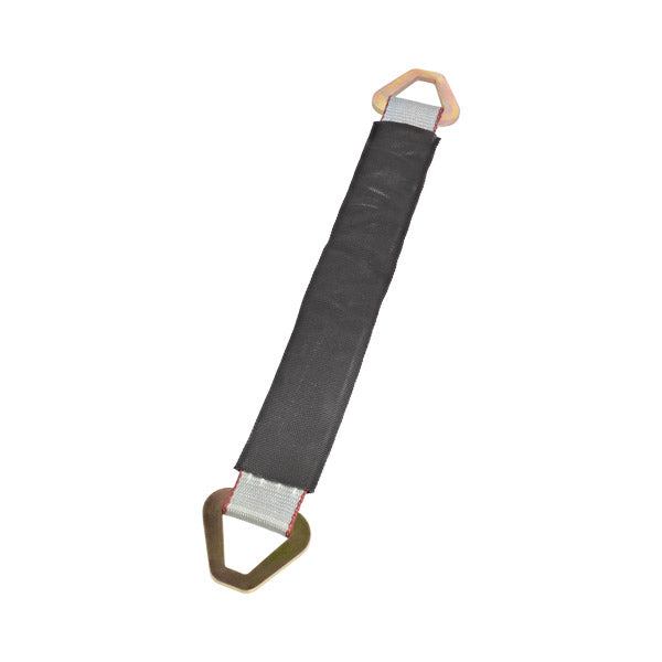 Axle Strap w/ Delta Rings: 2" 2-Ply w/ Full Length Protective Sleeve | LENGTH OPTIONS