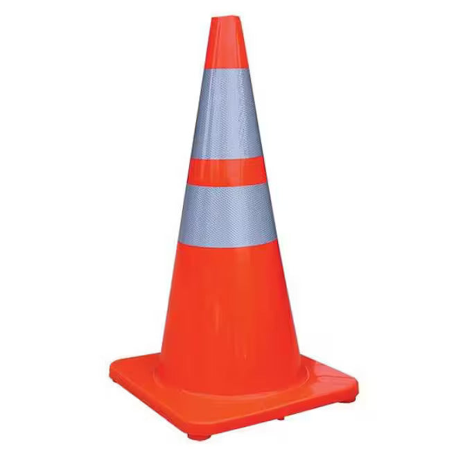 18 inch reflective orange traffic cone