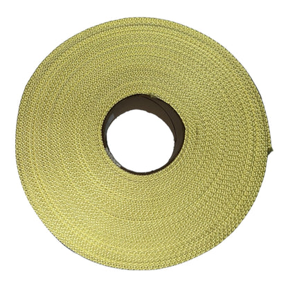 2" Natural Yellow Kevlar | Aramid Fiber Webbing | Go-Tow.com