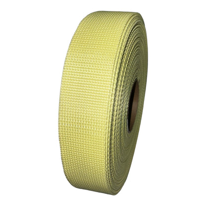 2" Natural Yellow Kevlar | Aramid Fiber Webbing | Go-Tow.com