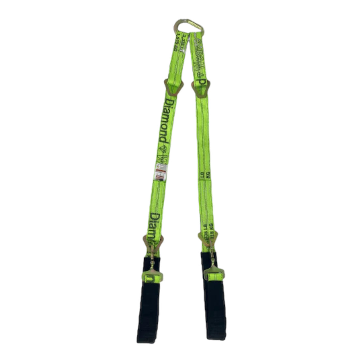 2 x 4' Axle V-Bridle Strap with Snap Hooks & Cordura Sleeves for Car 2 x 4' Axle V-Bridle Strap with Snap Hooks & Cordura Sleeves for Car
