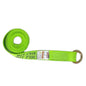 Lasso Strap w/O Ring End Fitting | 4 PACK | DiamondWeave™ — lasso strap o-ring detail — GO-TOW.com