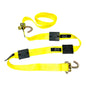 2" x 11 Ft 3-Point Over-Wheel Auto Tie Down Straps w/ Swivel J Hooks & (4-Pack) — auto tie-down strap — GO-TOW.com