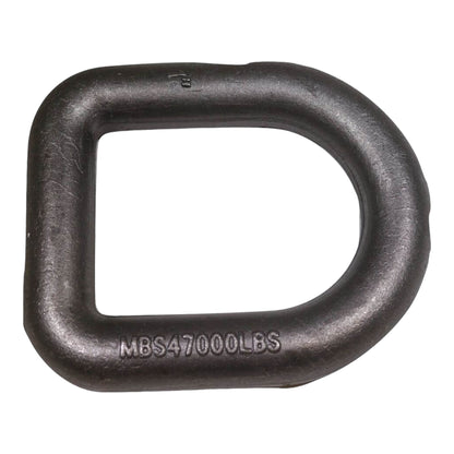 1" Forged Long D-Ring w/ Weld-On Clip - 15,000 lb. Working Load Limit | DR1L | go-tow.com