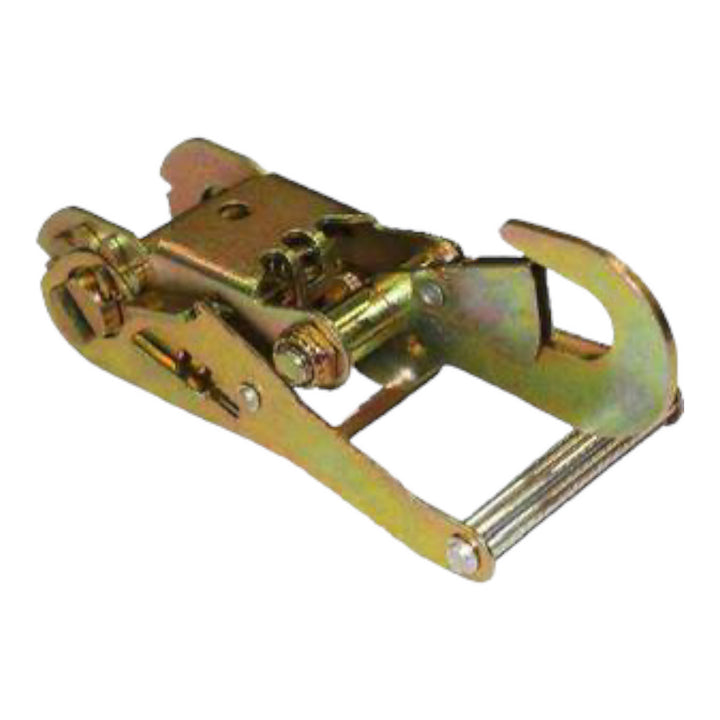 2 Inch Short Wide Handle Strap Ratchet w/ Snap Hook | 2RSWSH