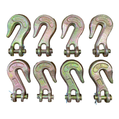 3/8" Clevis Grab Hook - Grade 70 | 8 PACK | Go-Tow.com