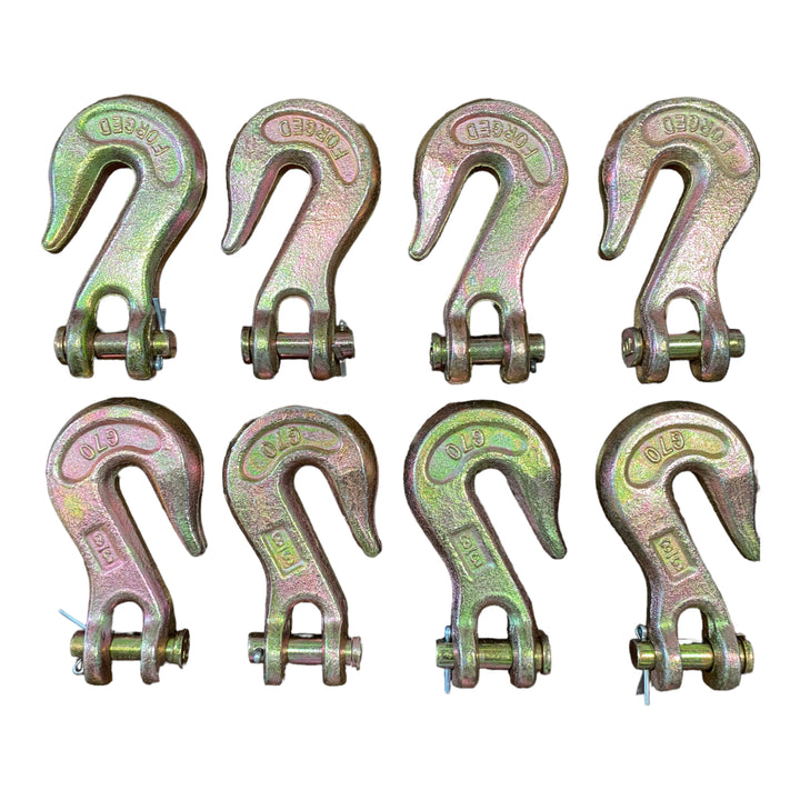 3/8" Clevis Grab Hook - Grade 70 | 8 PACK