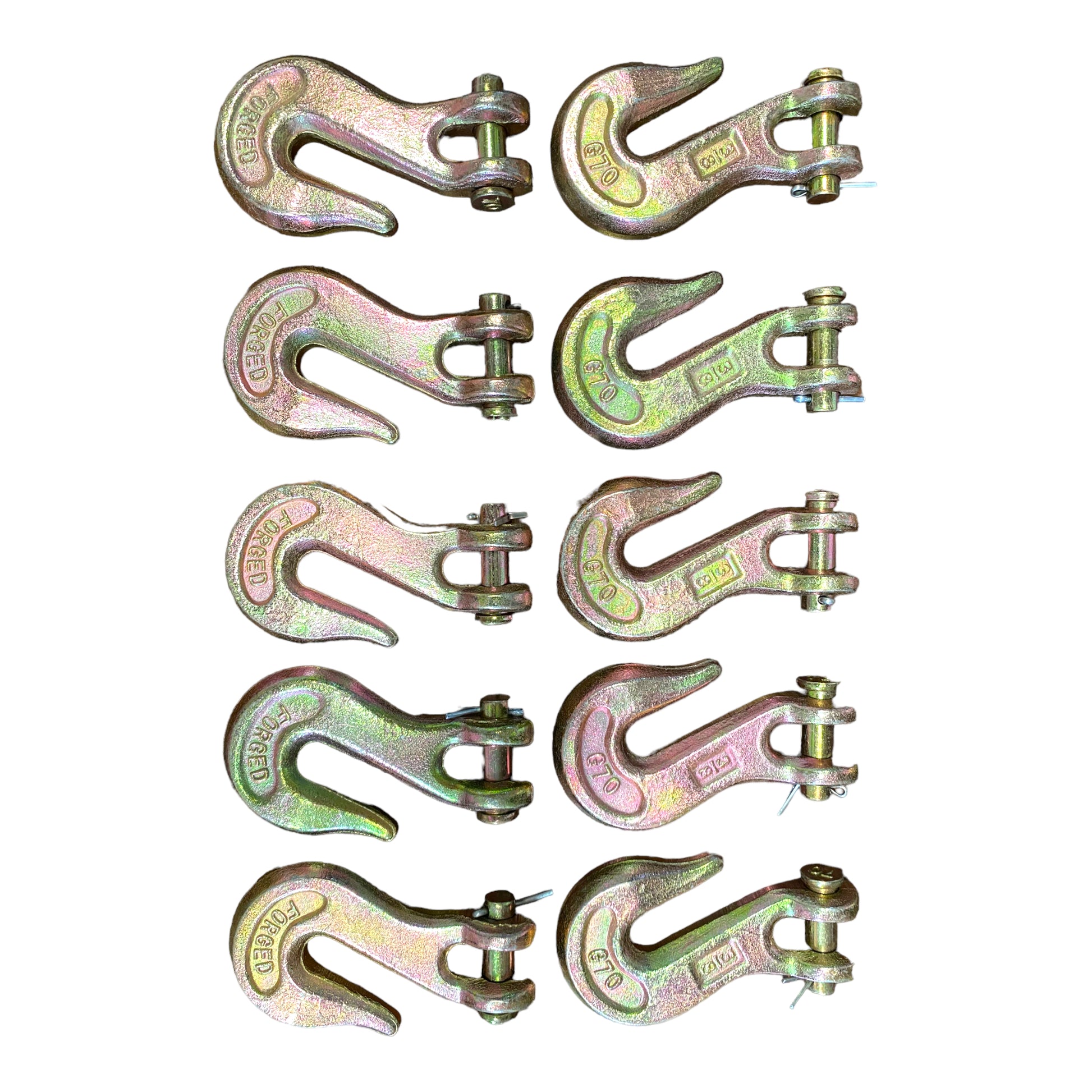 3/8" Clevis Grab Hook - Grade 70 | 10 PACK