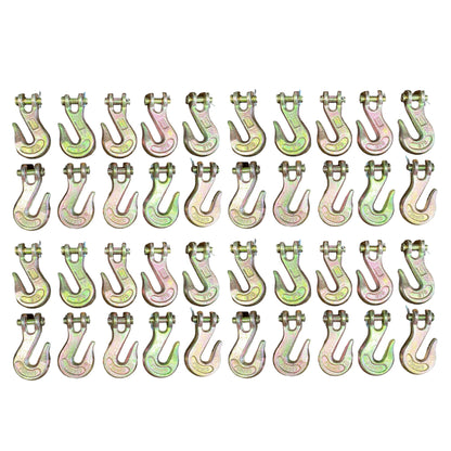 3/8" Clevis Grab Hook - Grade 70 | 40 PACK | go-tow.com