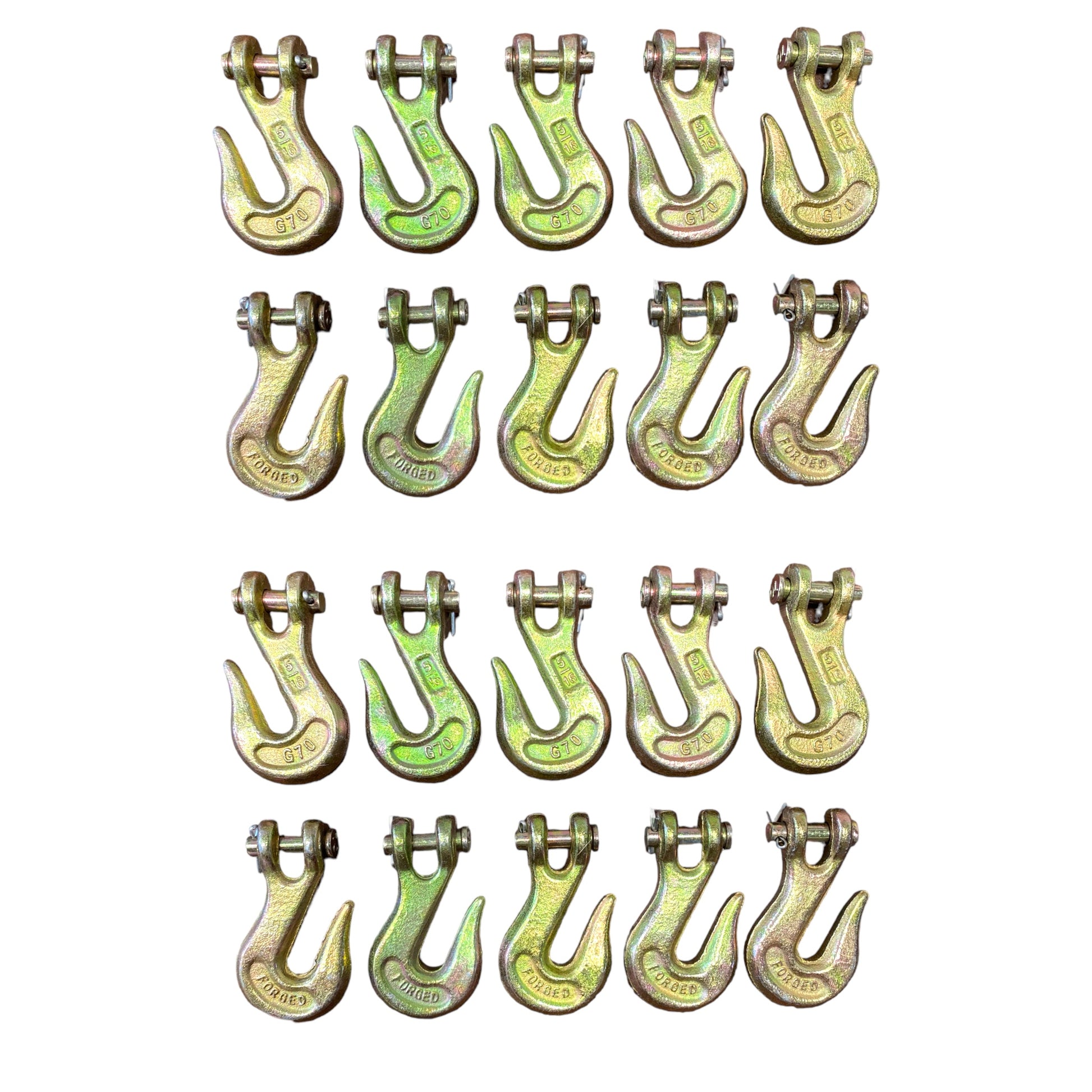 5/16" Clevis Grab Hook Grade 70 | 20 PACK | Go-Tow.com