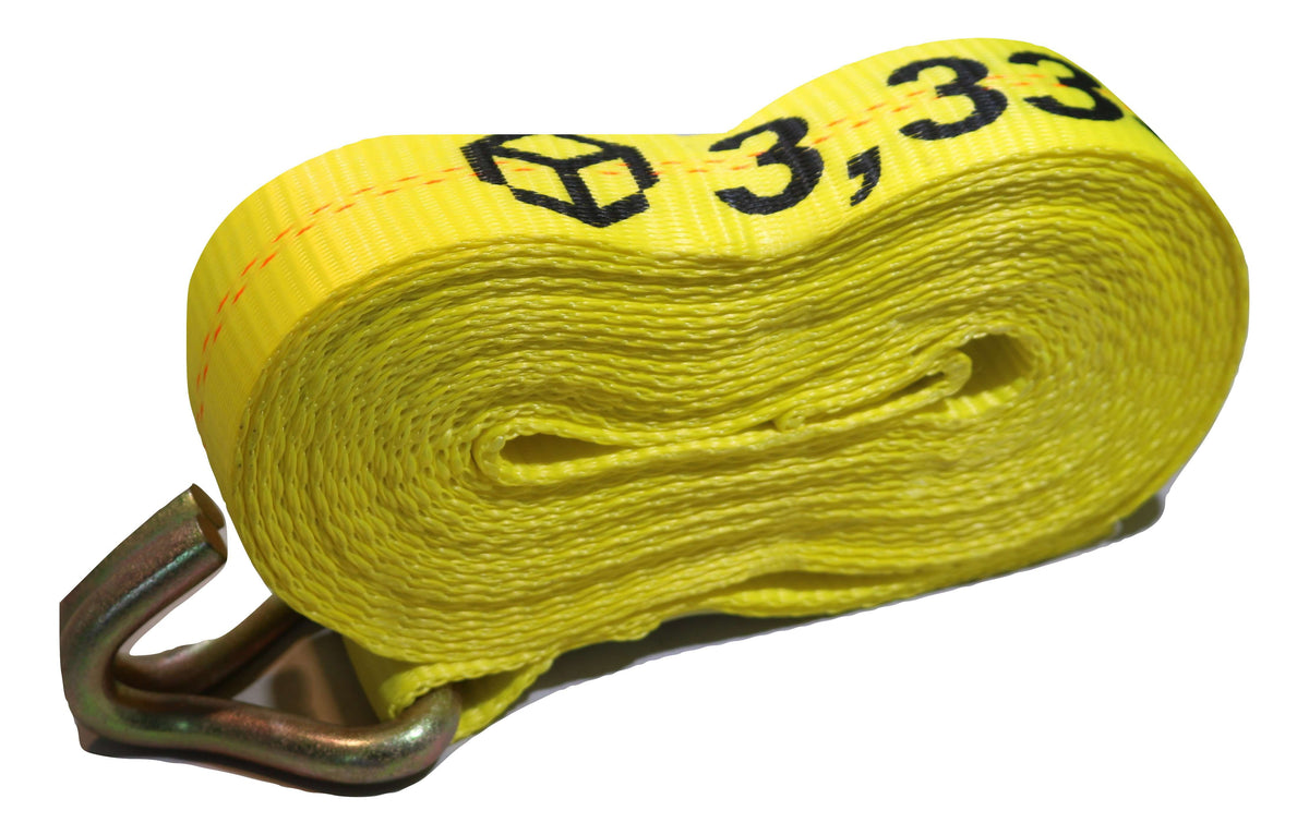 R27W ratchet strap wire hook close-up