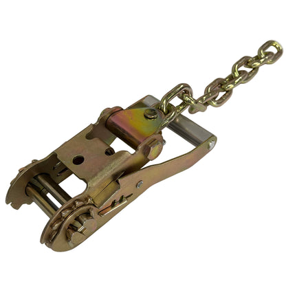 8 Point DiamondWeave™  14 Ft Strap Kit for Rollback/Flatbed Tie Downs with 12" Chain Tail | COLOR OPTIONS