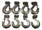 QTY 8 Clevis Slip Hook 5/16" with Latch - Grade 70 - ratchetstrap-com.myshopify.com