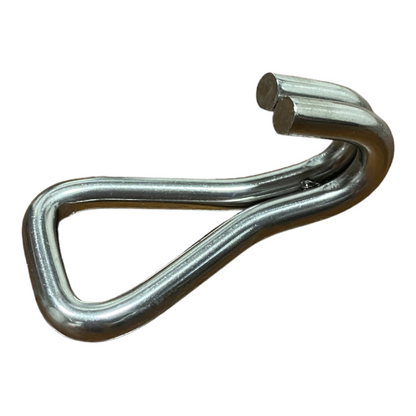 1" Stainless Steel Double "J" Hooks | 4 PACK