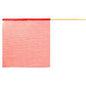 Red Warning Flag - Vinyl Mesh on Wooden Dowel - ratchetstrap-com.myshopify.com